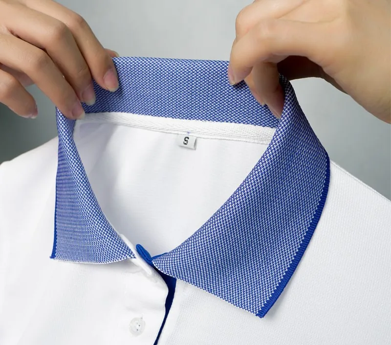 Bo cổ polo trơn cotton 65/35